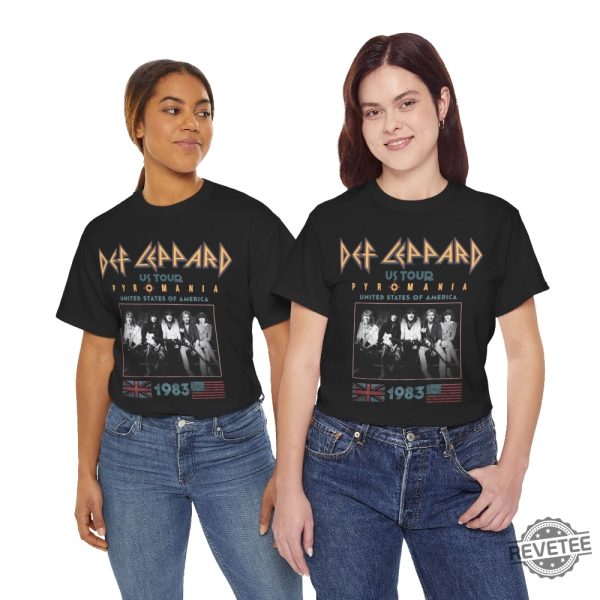 Def Leppard Shirt Def Leppard Graphic Tee Def Leppard Journey Tour Def Leppard Setlist revetee 3