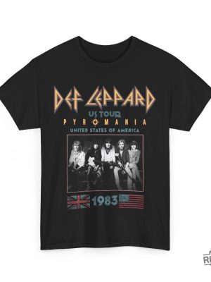 Def Leppard Shirt Def Leppard Graphic Tee Def Leppard Journey Tour Def Leppard Setlist revetee 4