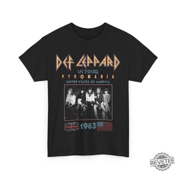 Def Leppard Shirt Def Leppard Graphic Tee Def Leppard Journey Tour Def Leppard Setlist revetee 4