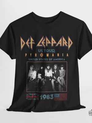 Def Leppard Shirt Def Leppard Graphic Tee Def Leppard Journey Tour Def Leppard Setlist revetee 5