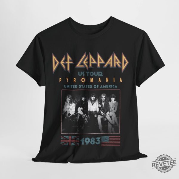 Def Leppard Shirt Def Leppard Graphic Tee Def Leppard Journey Tour Def Leppard Setlist revetee 5