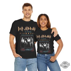 Def Leppard Shirt Def Leppard Graphic Tee Def Leppard Journey Tour Def Leppard Setlist revetee 6