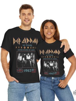 Def Leppard Shirt Def Leppard Graphic Tee Def Leppard Journey Tour Def Leppard Setlist revetee 6