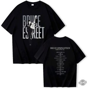 Bruce Springsteen And E Street Tour Shirt Bruce Springsteen Tour 2024 Setlist revetee 3