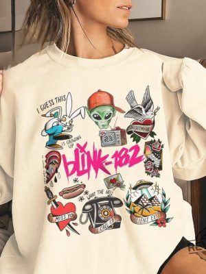 Blink 182 Shirt Blink 182 World Tour 2024 Shirt Blink182 Shirt Funny Blink 182 Shirt revetee 3