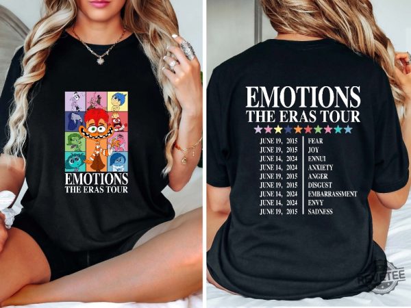 Emotions The Eras Tour Inside Out Shirt Inside Out Halloween Costumes Anger Inside Out revetee 1