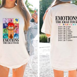 Emotions The Eras Tour Inside Out Shirt Inside Out Halloween Costumes Anger Inside Out revetee 2