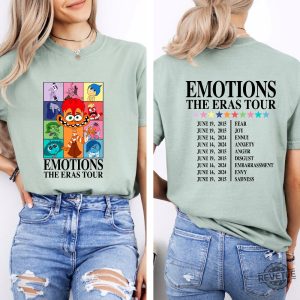 Emotions The Eras Tour Inside Out Shirt Inside Out Halloween Costumes Anger Inside Out revetee 3