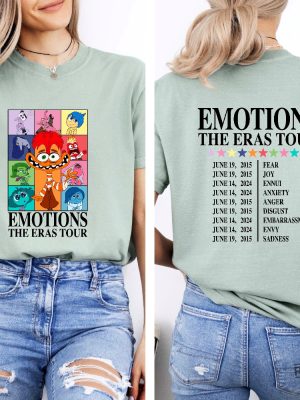 Emotions The Eras Tour Inside Out Shirt Inside Out Halloween Costumes Anger Inside Out revetee 3