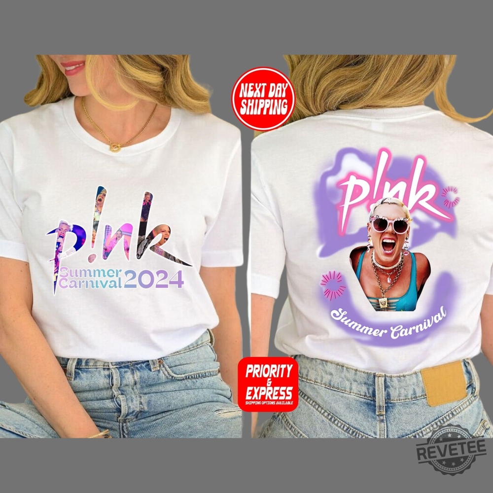 Pink Singer Summer Carnival 2024 Tour Shirt Pink Summer Carnival Setlist P Nk Tour 2024