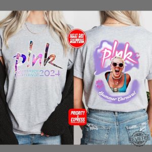 Pink Singer Summer Carnival 2024 Tour Shirt Pink Summer Carnival Setlist P Nk Tour 2024 revetee 2 2