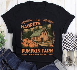 hagrids pumpkin farm magically grown shirt harry potter est 1981 halloween tee