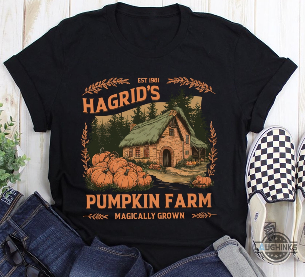 Hagrids Pumpkin Farm Magically Grown Shirt Harry Potter Est 1981 Halloween Tee