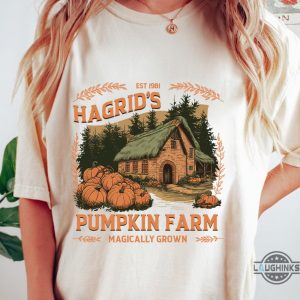 hagrids pumpkin farm magically grown shirt harry potter est 1981 halloween tee