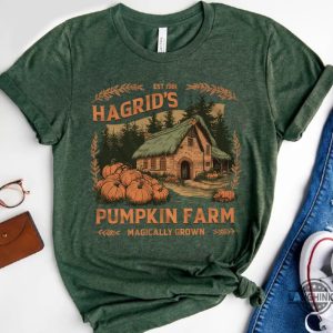 hagrids pumpkin farm magically grown shirt harry potter est 1981 halloween tee