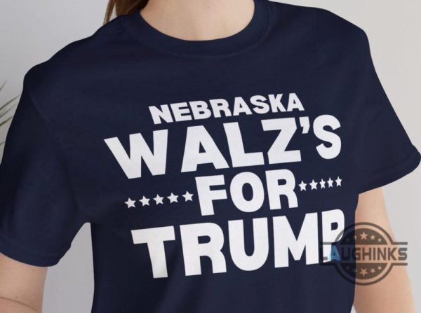 nebraska walzs for trump shirt tim walzs family donald trump shirts