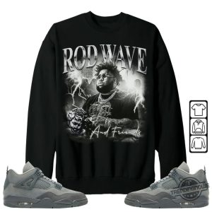 Retro Wet Cement 4S Shirt Rod Wave Rap Unisex Shirt Hoodie Sweatshirt trendingnowe 3