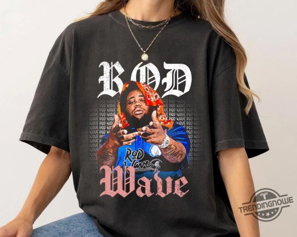 Rod Wave Shirt Rod Wave Silhouette T Shirt Rap Hip Hop Great Gatsby Song Lyrics Shirt trendingnowe 1