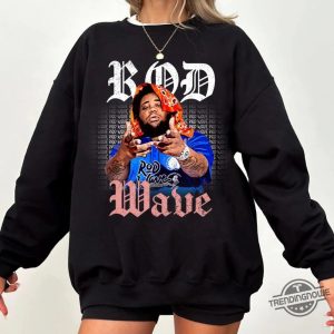 Rod Wave Shirt Rod Wave Silhouette T Shirt Rap Hip Hop Great Gatsby Song Lyrics Shirt trendingnowe 2