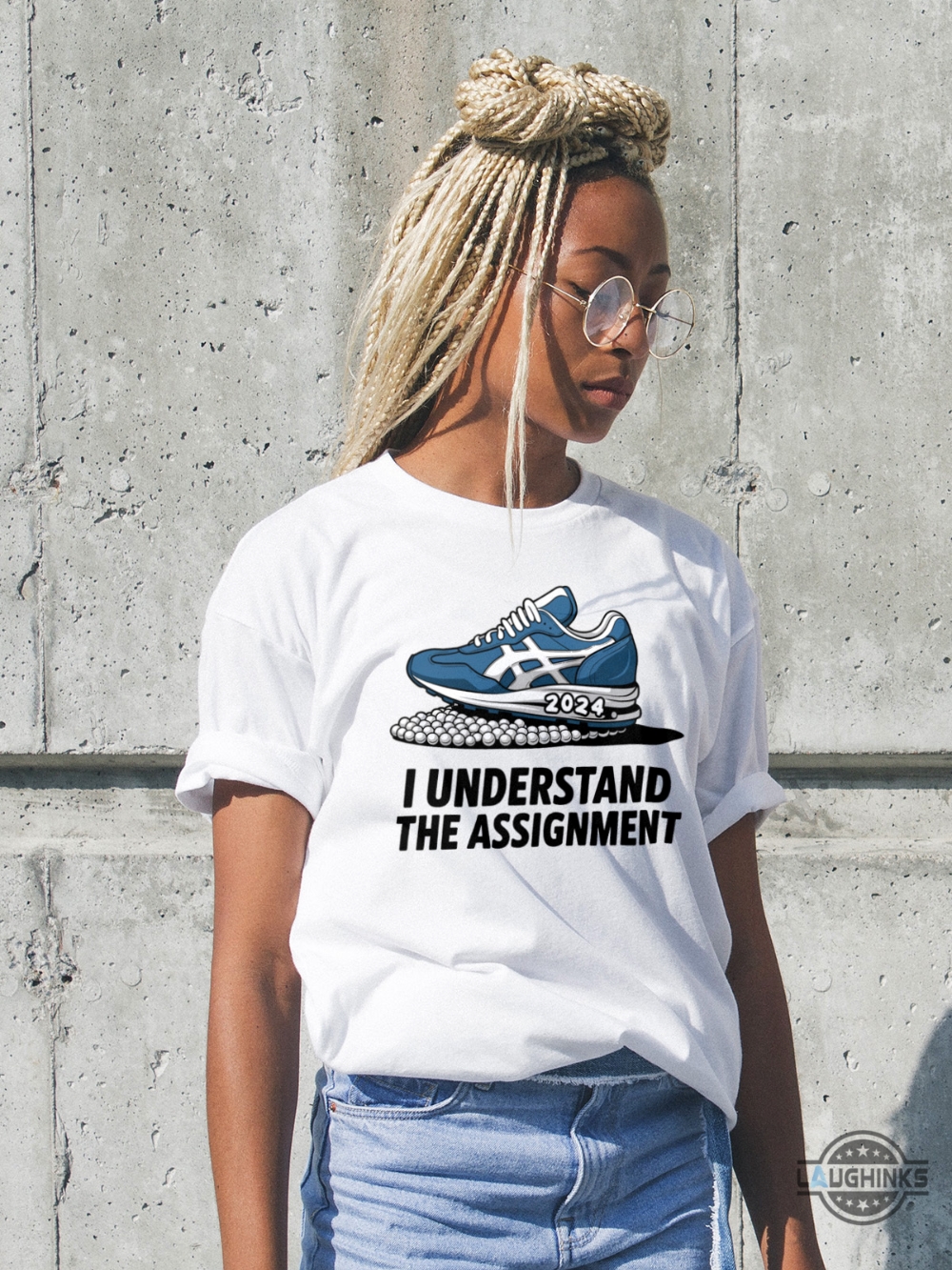 I Understand The Assignment Shirt Vote Blue Election Tee Shirt Kamala Harris Democrat Vp Sneakers Shirt