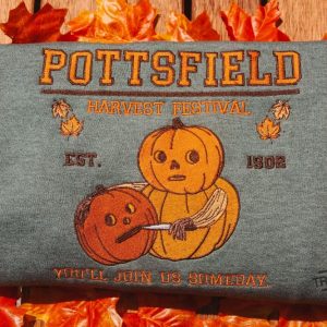 Pottsfield Harvest Festival Shirt Pumpkin Carver Embroidered Sweater Inspired By Over The Garden Wall Autumn Halloween Shirt trendingnowe 2