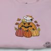 Snoopy Halloween Embroidered Sweatshirt Snoopy Pumpkin Sweatshirt Halloween Embroidered Sweatshirt Halloween Sweatshirt trendingnowe 1