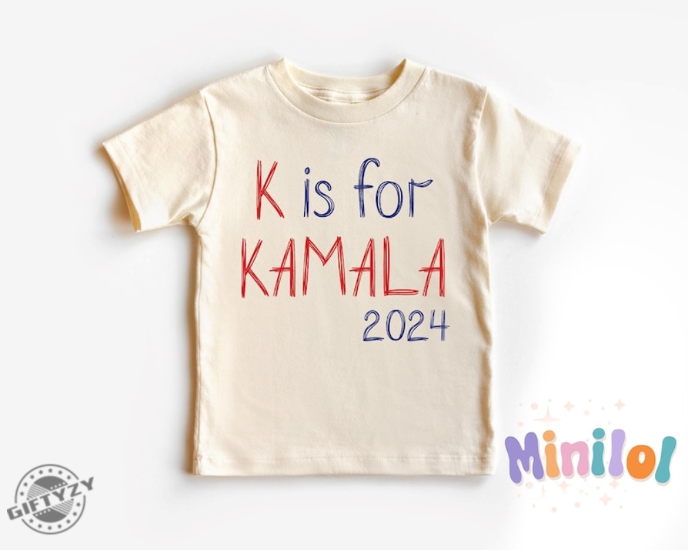 K Is For Kamala 2024 Kids Shirt President Kamala Harris Toddler Sweatshirt Kamala Harris 2024 Kids Tshirt I Am Speaking Hoodie Election Toddler Tee giftyzy 1