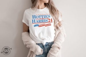 Hotties For Harris Shirt Kamala Harris Hoodie Kamala Hotties Tshirt Democrat Sweatshirt Vote Blue Liberal Feminist Shirt Kamala 2024 Tee giftyzy 2