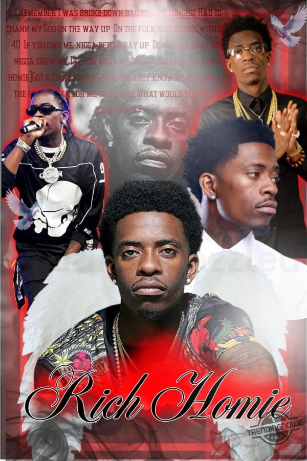 Rip Rich Homie Quan Shirt Rich Homie Quan T Shirt Rich Homie Shirt Quan Hip Hop Shirt Memories Shirt Rich Homie Quan Dead trendingnowe 3