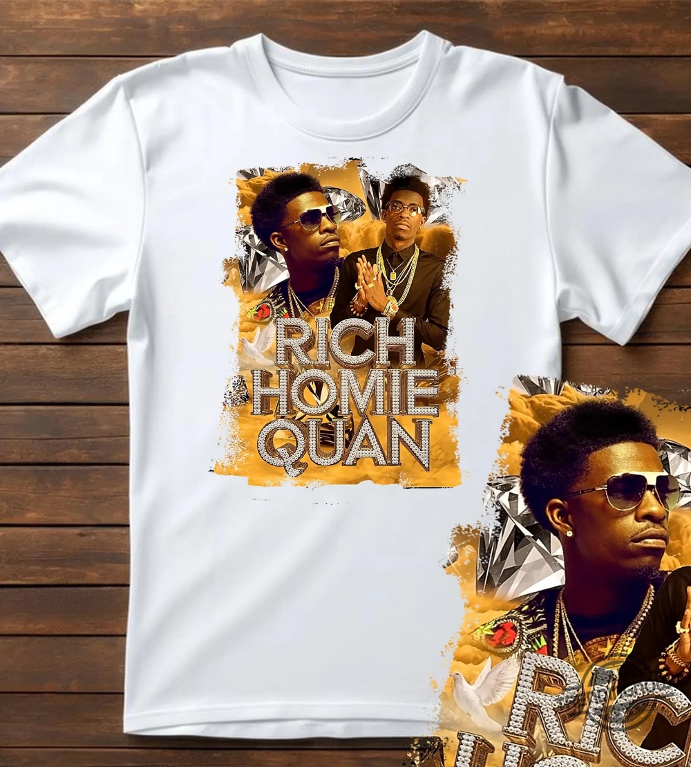 Rip Rich Homie Quan Shirt V5 Rich Homie Quan T Shirt Rich Homie Shirt Quan Hip Hop Shirt Memories Shirt Rich Homie Quan Dead