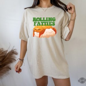 Rolling Fatties Sweatshirt Minimalist 420 Cat Weed Marijuana Tshirt Funny Cat Mom Themed Hoodie revetee 4