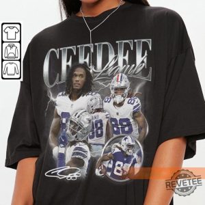 Ceedee Lamb Dallas Football Shirt Cowboys Shirt Christmas Gift Unisex Football 90S Vintage Fan Gift revetee 4