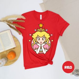 Princess Peach Star Shirt Princess Peach Shirt Princess Peach Crown Shirt Pink Princess Super Mario Shirt revetee 3