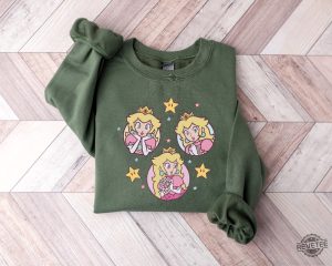 Princess Peach Mario Shirt Its Peach Time T Shirt Super Mario Sweatshirt Princess Peach And Friends Shirt revetee 2