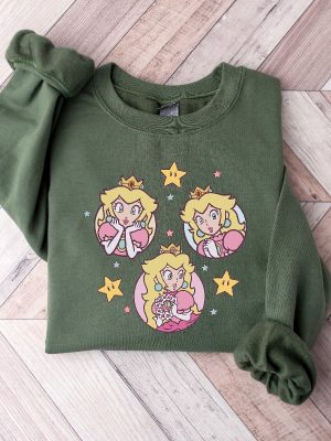 Princess Peach Mario Shirt Its Peach Time T Shirt Super Mario Sweatshirt Princess Peach And Friends Shirt revetee 2