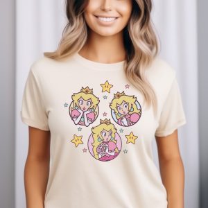 Princess Peach Mario Shirt Its Peach Time T Shirt Super Mario Sweatshirt Princess Peach And Friends Shirt revetee 3