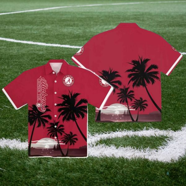 crimson tide alabama hawaiian shirt and shorts football tropical aloha summer button up shirt laughinks 1