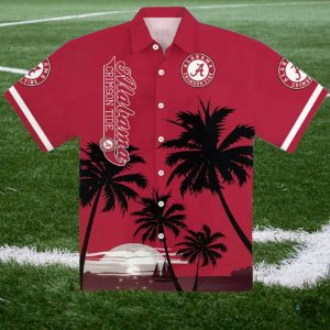 crimson tide alabama hawaiian shirt and shorts football tropical aloha summer button up shirt laughinks 2