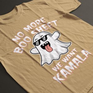 no more boo sheet we want kamala shirt funny kamala harris halloween tee