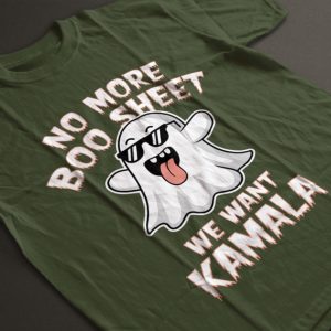 no more boo sheet we want kamala shirt funny kamala harris halloween tee