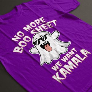 no more boo sheet we want kamala shirt funny kamala harris halloween tee