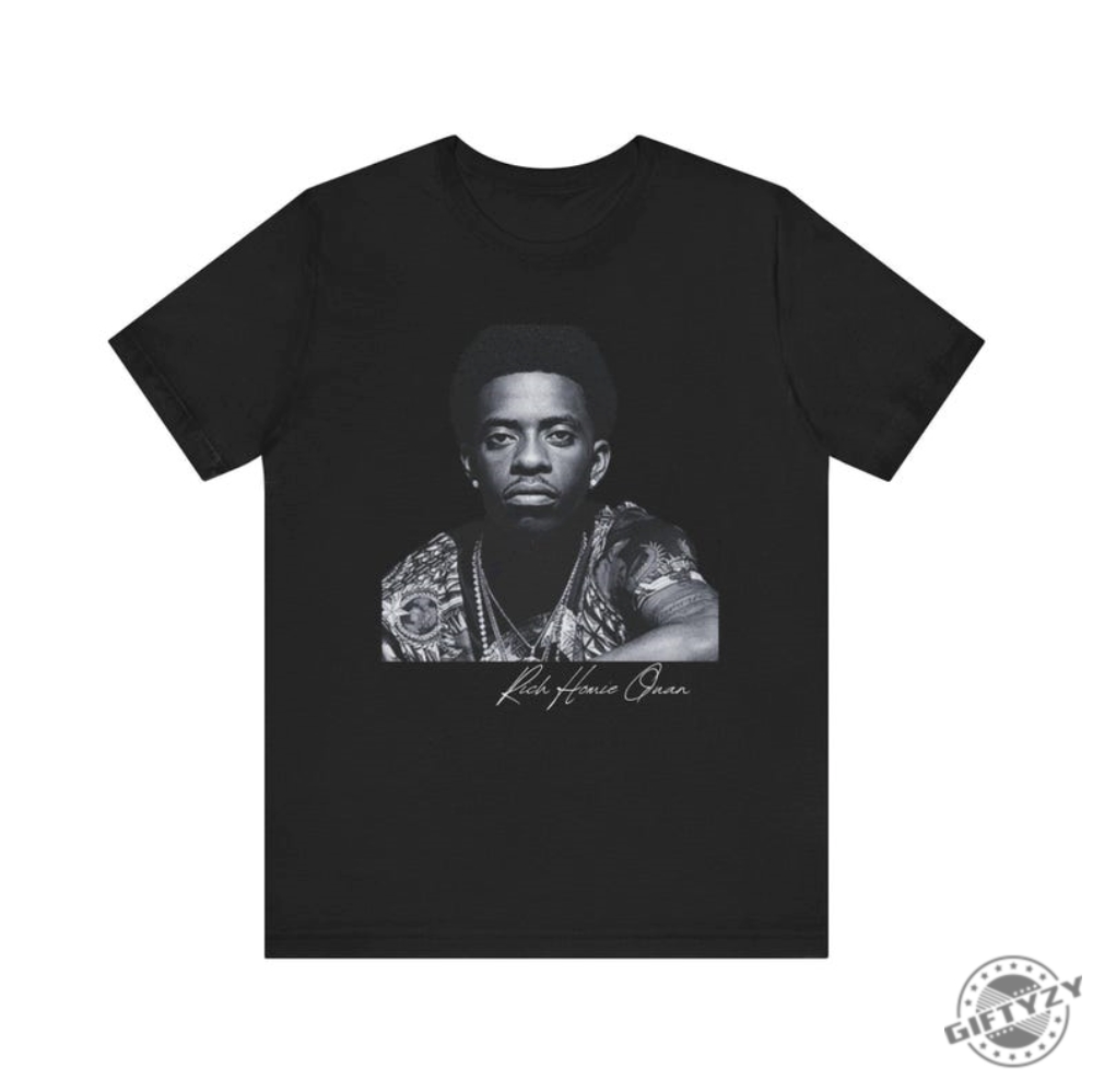 Rich Homie Quan Fan Shirt Atlanta Rapper Hoodie Rich Homie Baby Tshirt Rest In Peace Rich Homie Quan Sweatshirt Trap Music Quan Style Streetwear Rich Gang Shirt