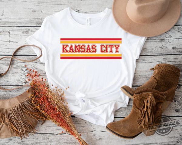 Kansas City Shirt Kansas City Football Shirt Retro Kansas City Chiefs T Shirt Kansas City Gifts Football Shirt For Women And Men trendingnowe 1