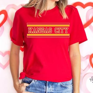 Kansas City Shirt Kansas City Football Shirt Retro Kansas City Chiefs T Shirt Kansas City Gifts Football Shirt For Women And Men trendingnowe 3