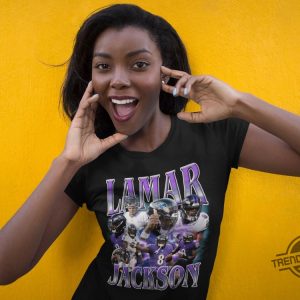 Vintage Lamar Jackson Ravens Shirt trendingnowe 3