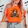 Halloween Chucky Shirt Halloween Horror Characters Shirt Chucky Hoodie Hello Kitty Chucky Shirt revetee 4