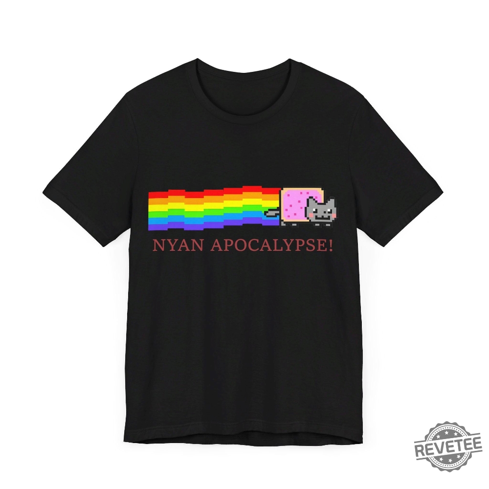 Nyan Cat 2000S Internet Meme Shirt Emo Scene Fashioned Tee Nyan Cat Shirt