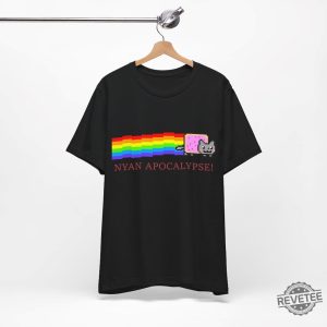 Nyan Cat 2000S Internet Meme Shirt Emo Scene Fashioned Tee Nyan Cat Shirt revetee 2