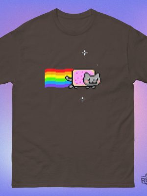 Nyan Cat Funny Meme Funny Shirt Unisex Cotton Nyan Cat Shirt revetee 2