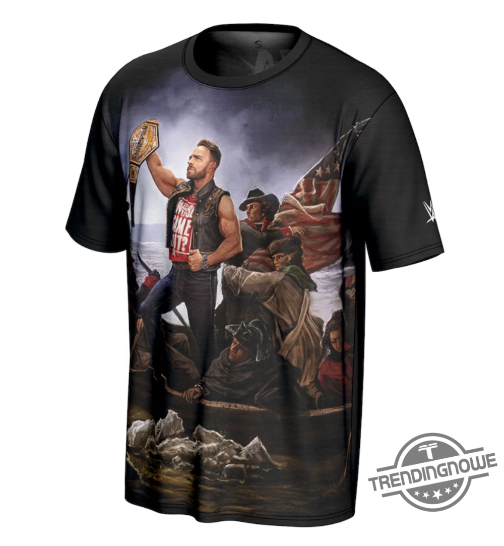 La Knight Crossing The Delaware Shirt Shirt La Knight Shirt Wwe T Shirt Sweatshirt Hoodie